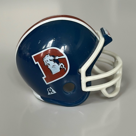 Denver Broncos 1975-1996 NFL Vintage Pocket Pro Mini Riddell Football Helmet - Picture 1 of 6